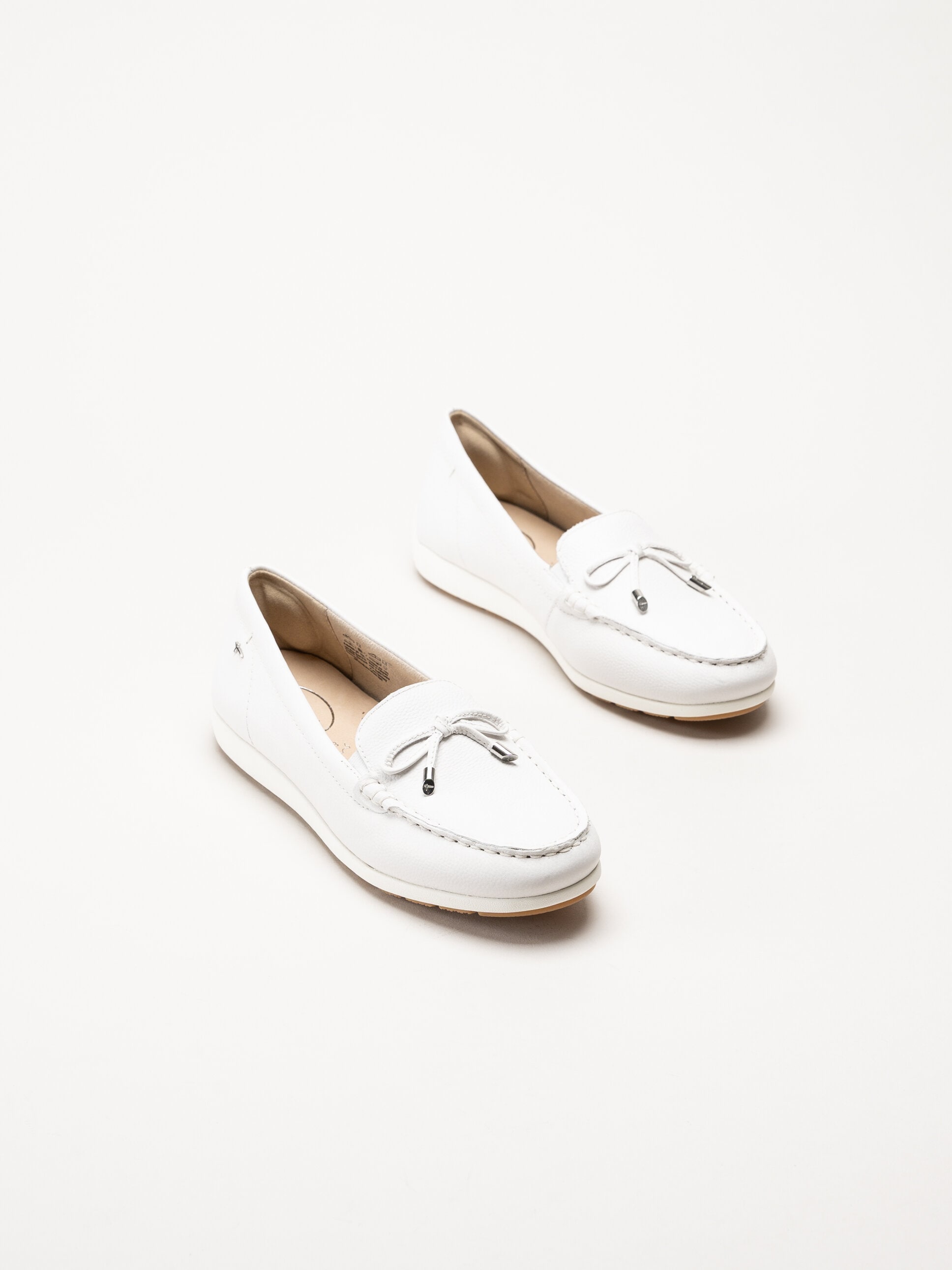 Tamaris Comfort - Vita loafers i skinn