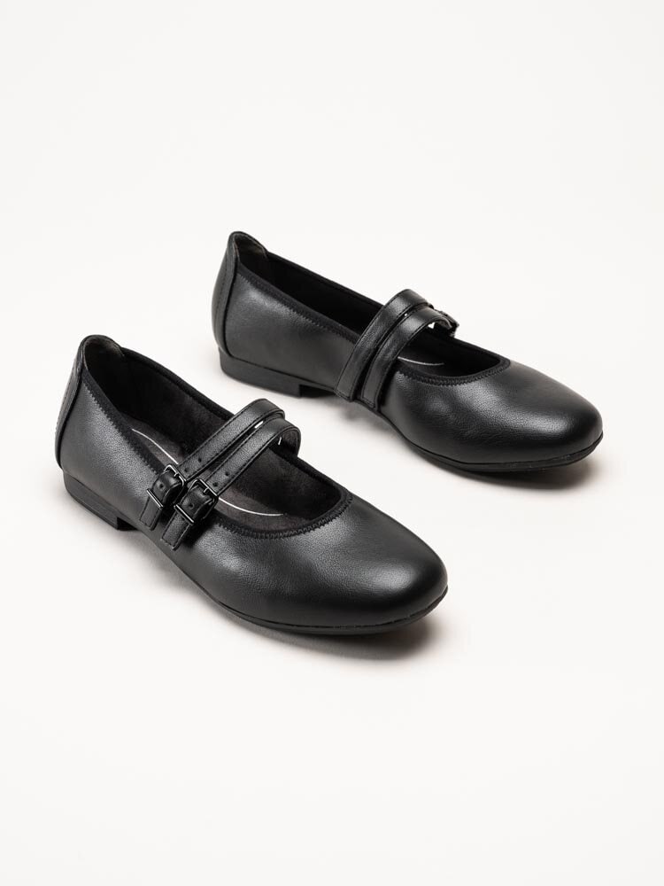 Jana - Svarta ballerinaskor