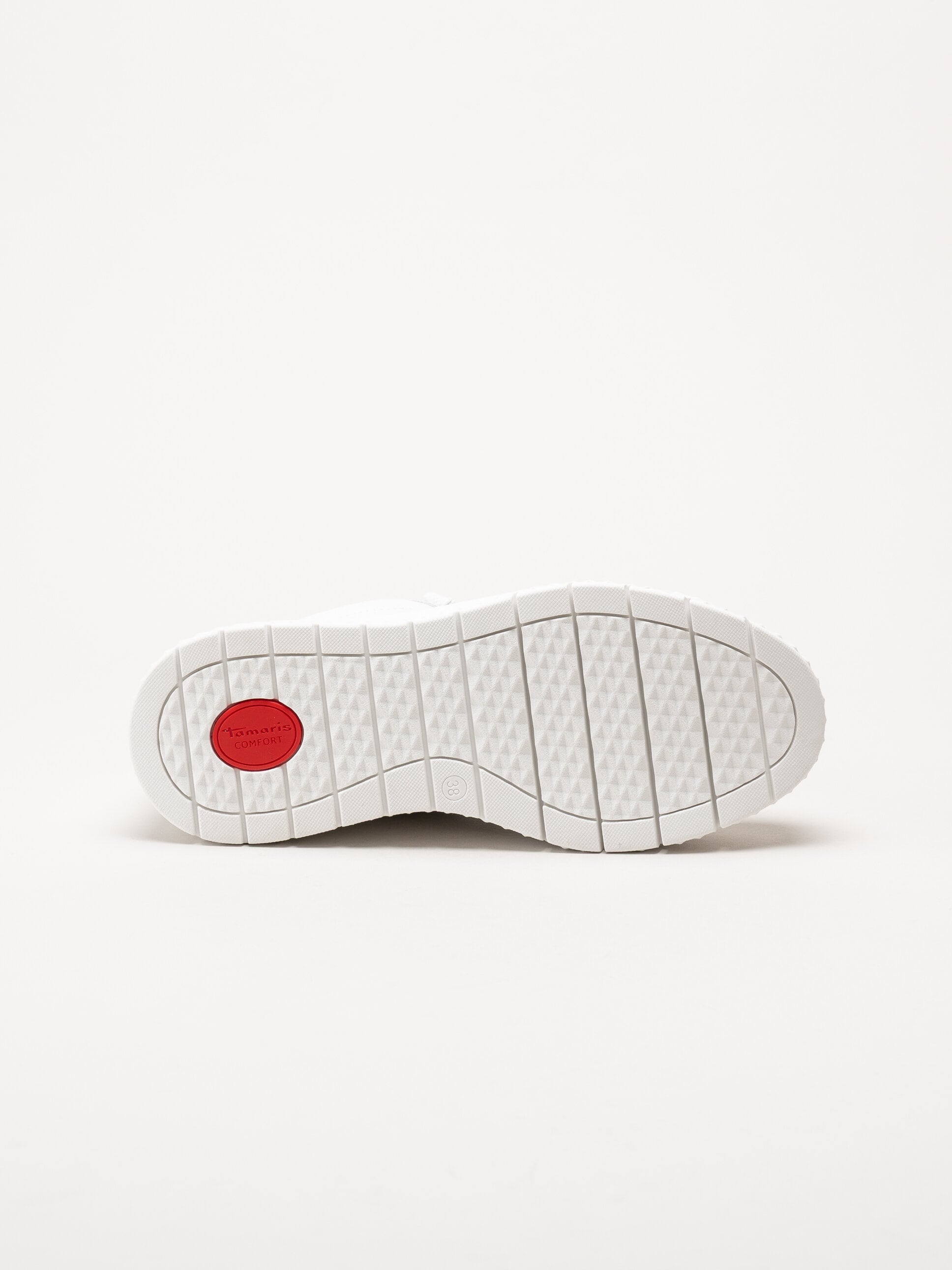 Tamaris Comfort - Vita sneakers i skinn