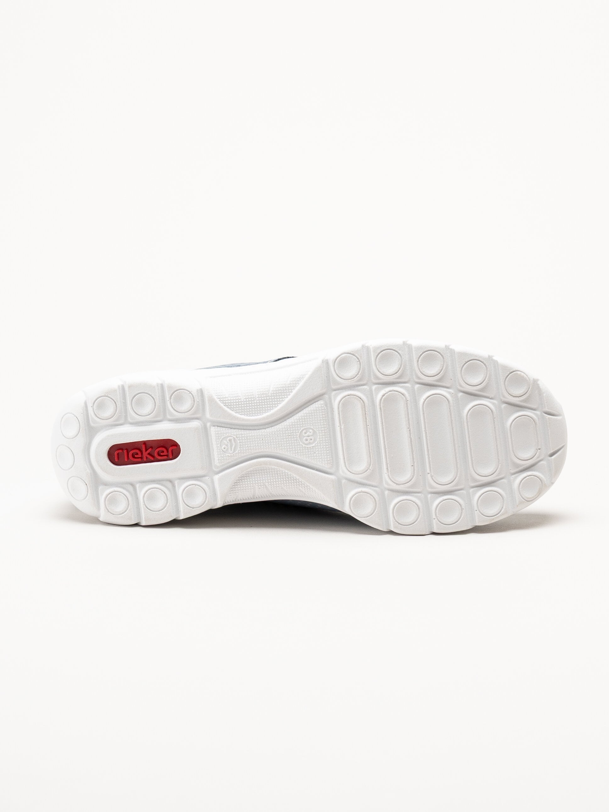 Rieker - Ljusblå slip on skor