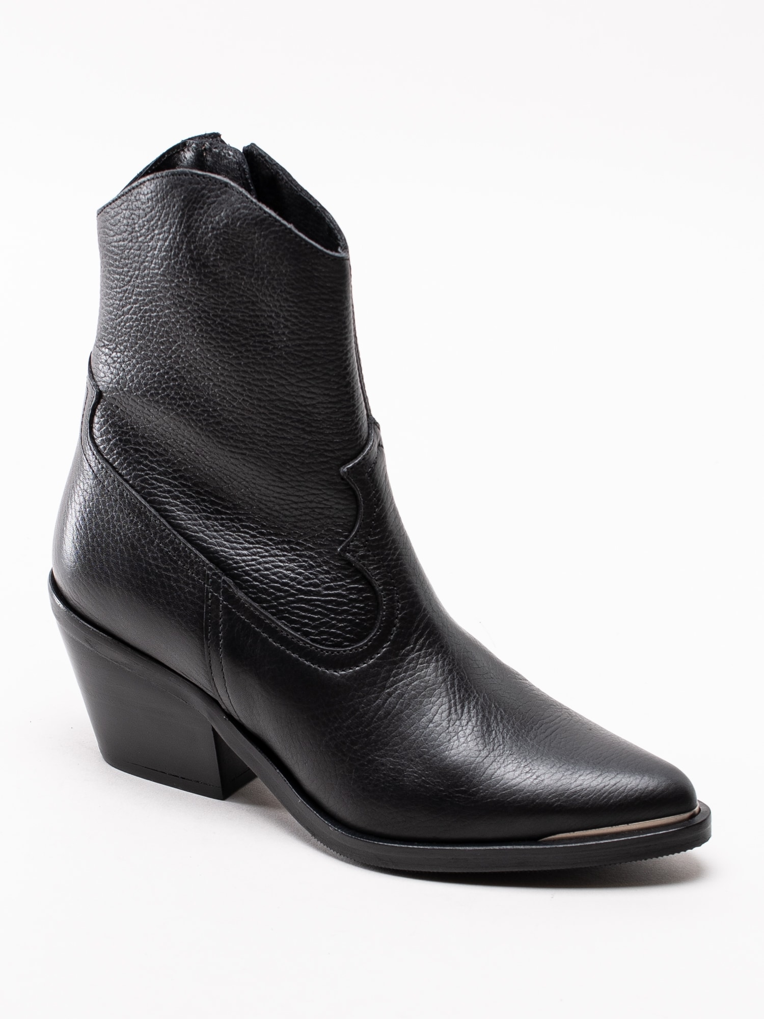 10193008 SixtySeven 30167-BLACK svarta cowboy boots med tåjärn-1