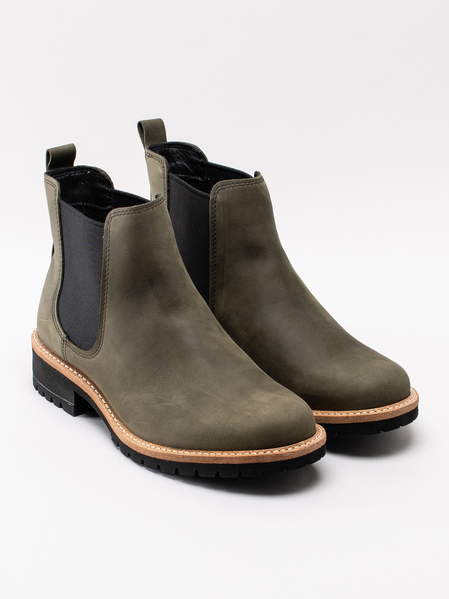 10193023 Ecco Elaine 244603-01345 mörkgröna klassiska chelsea boots-3