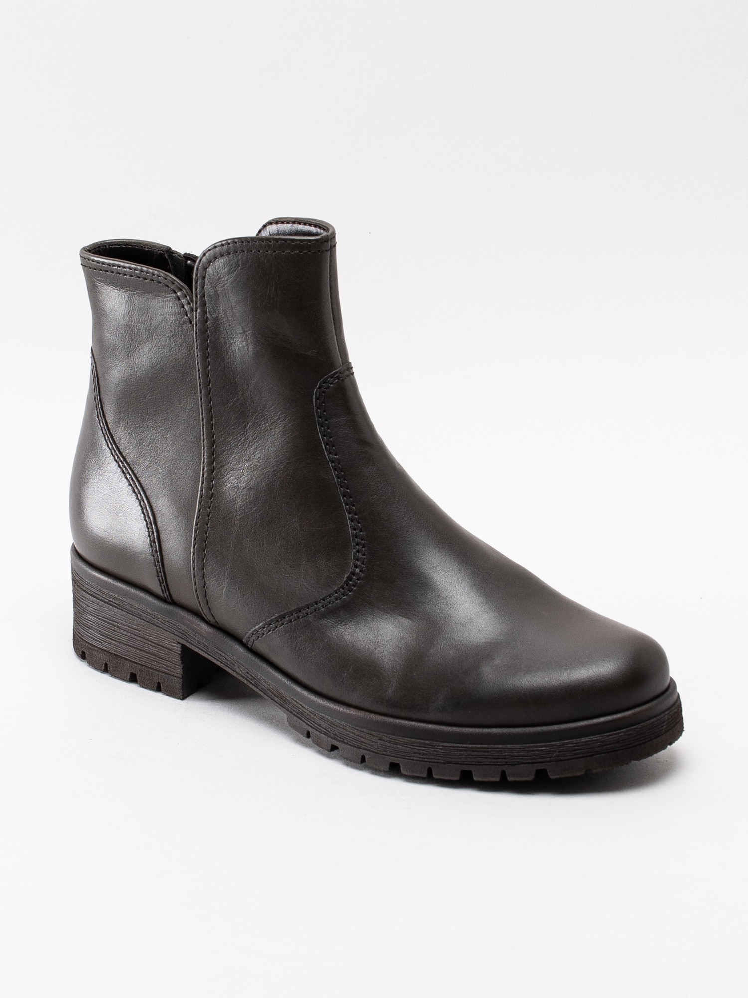 10193030 Gabor 32.094-62 mörkgröna boots med stilren design-1