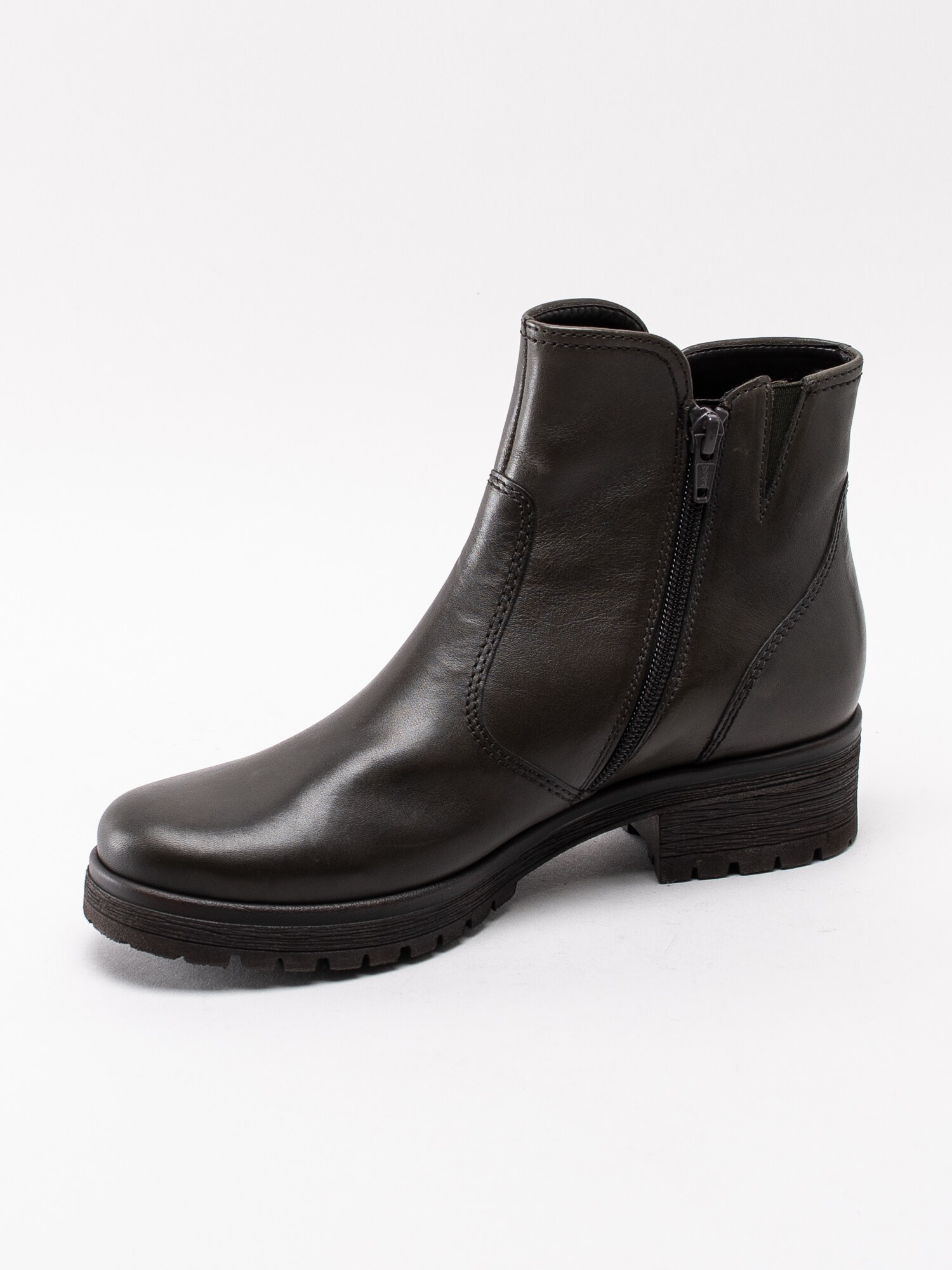 10193030 Gabor 32.094-62 mörkgröna boots med stilren design-2
