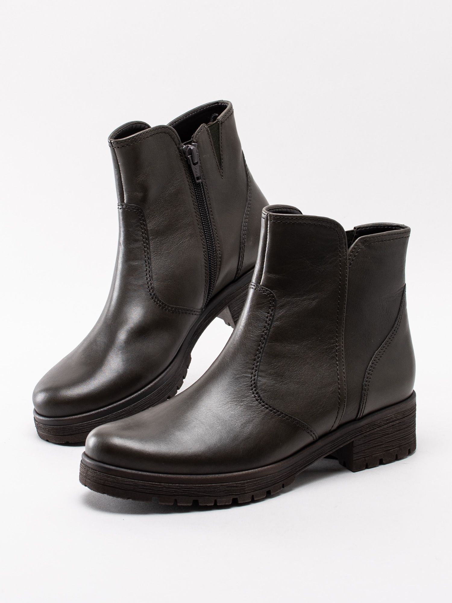 10193030 Gabor 32.094-62 mörkgröna boots med stilren design-6