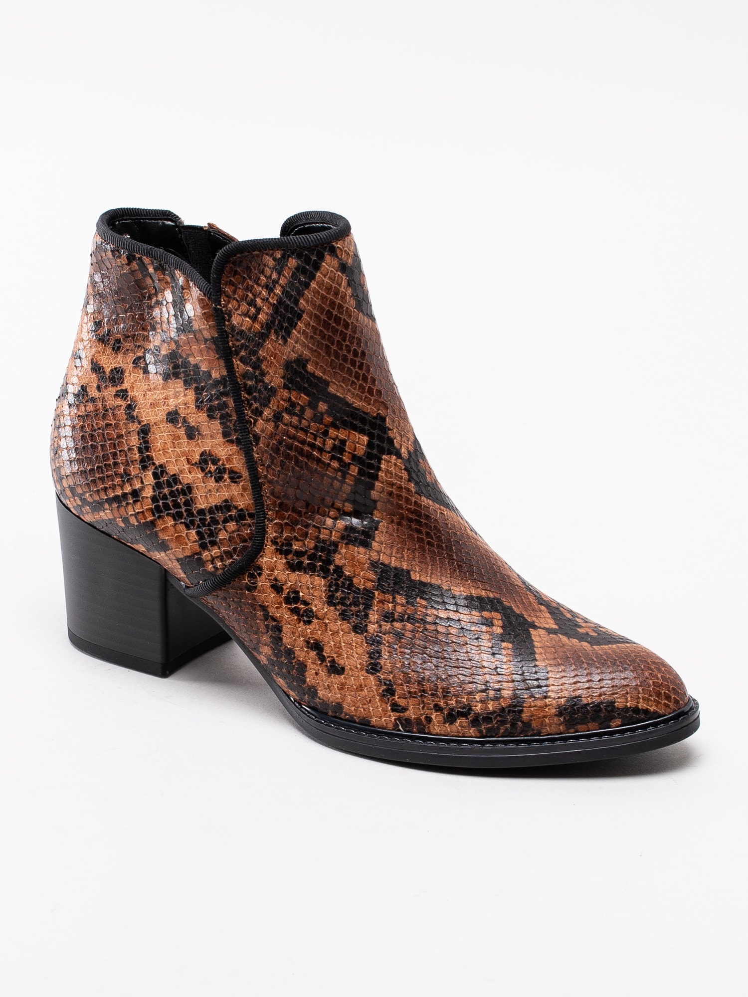 10193032 Gabor 32.890-35 bruna stövletter med snake print-1