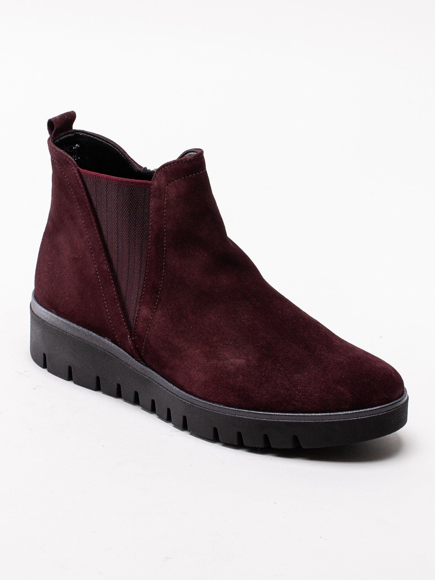 10193037 Gabor 32.851-48 mörkröda chelsea boots med kilklack-1