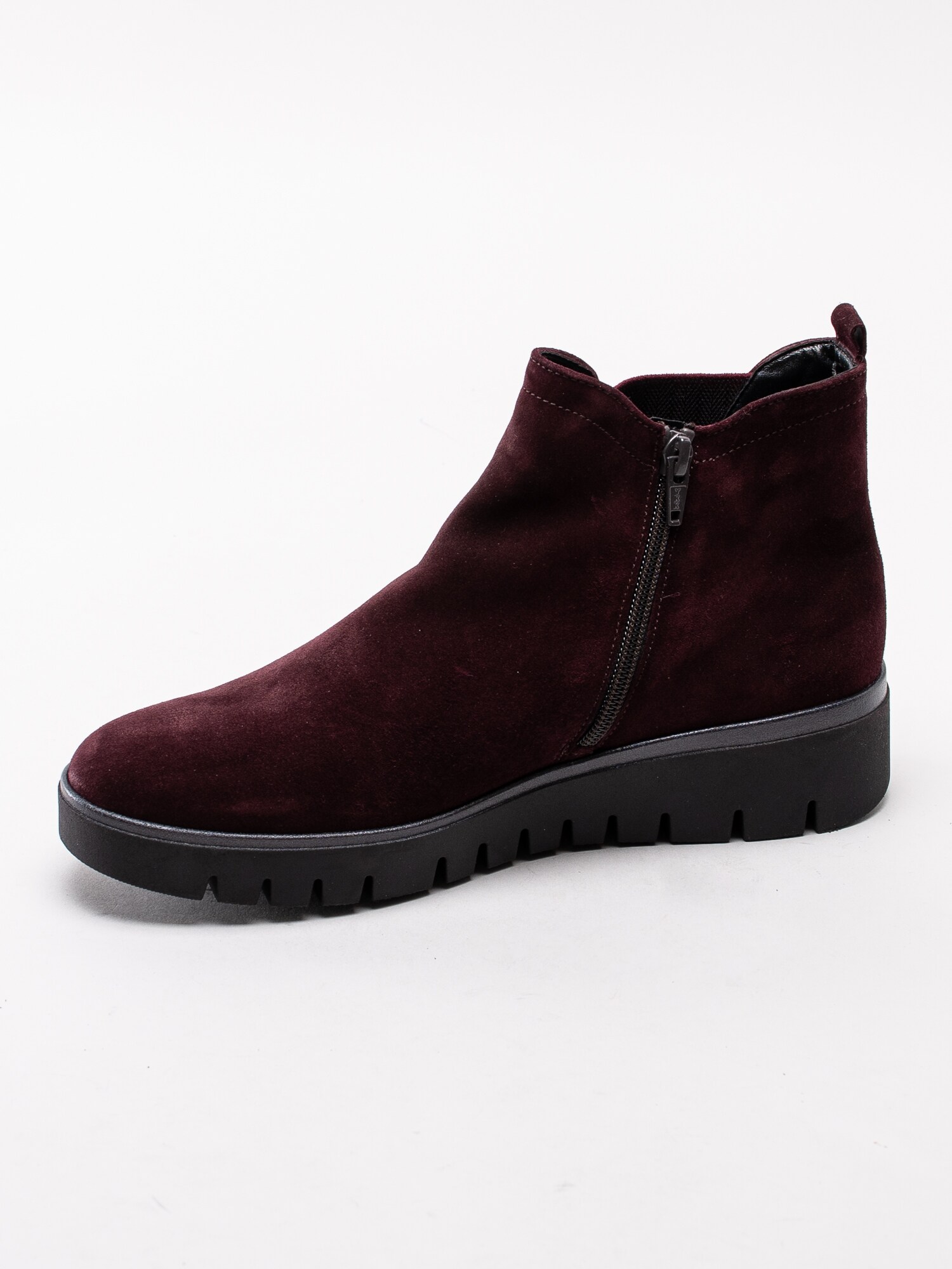 10193037 Gabor 32.851-48 mörkröda chelsea boots med kilklack-2