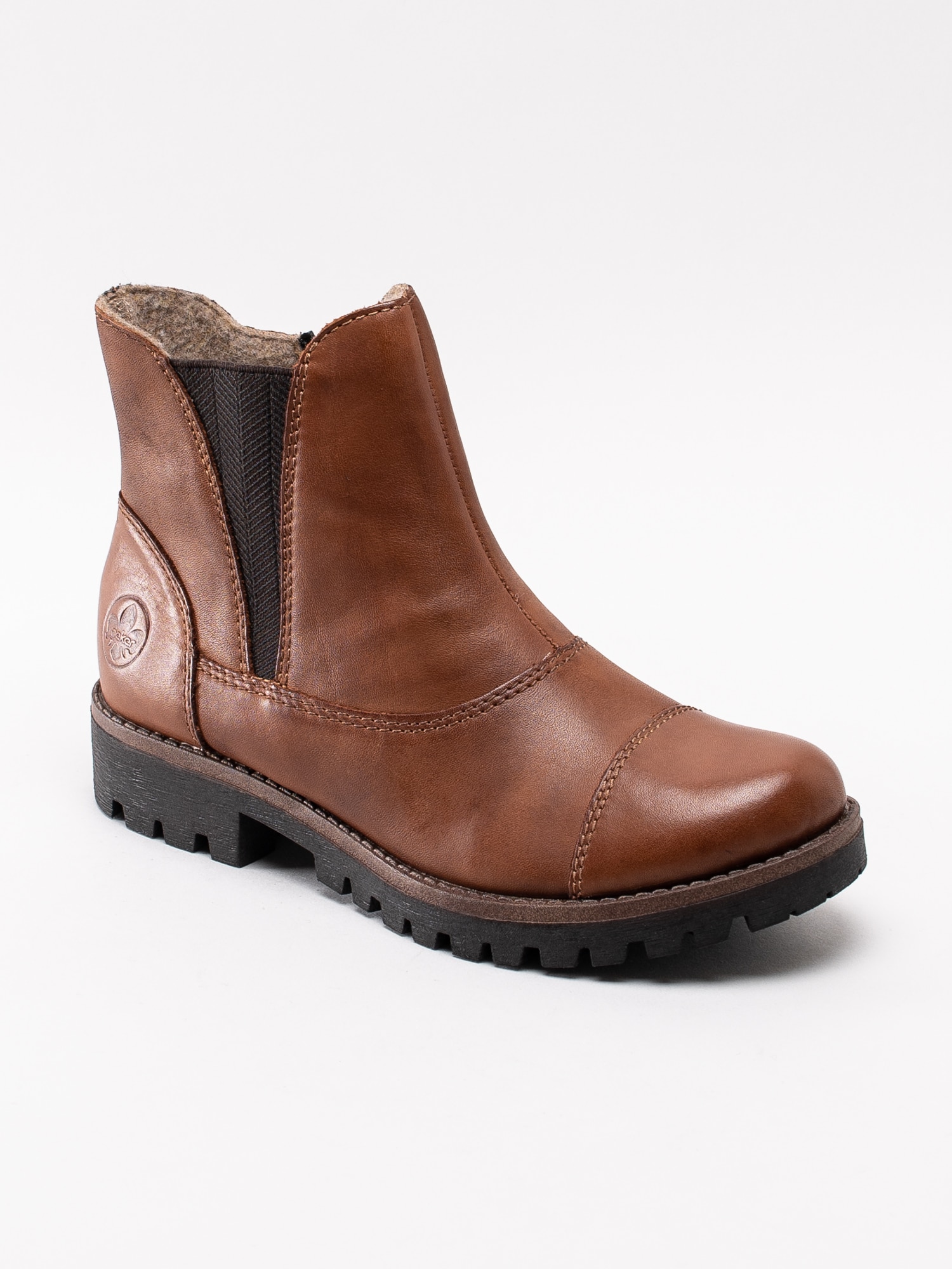 10193059 Rieker 78574-24 bruna grova boots med V-resår-1