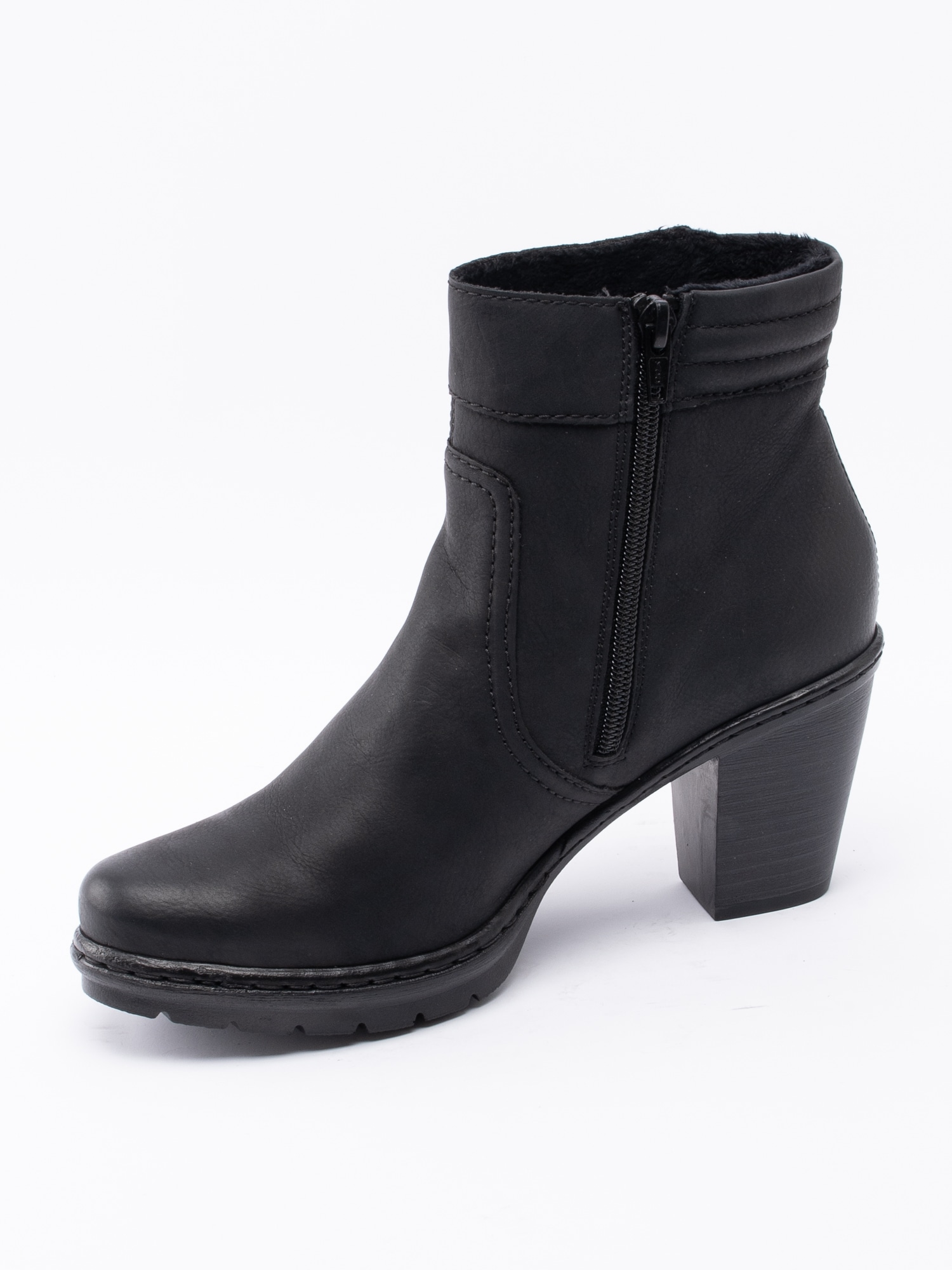 10193066 Rieker Y1553-01 svarta boots med dekorzip-2
