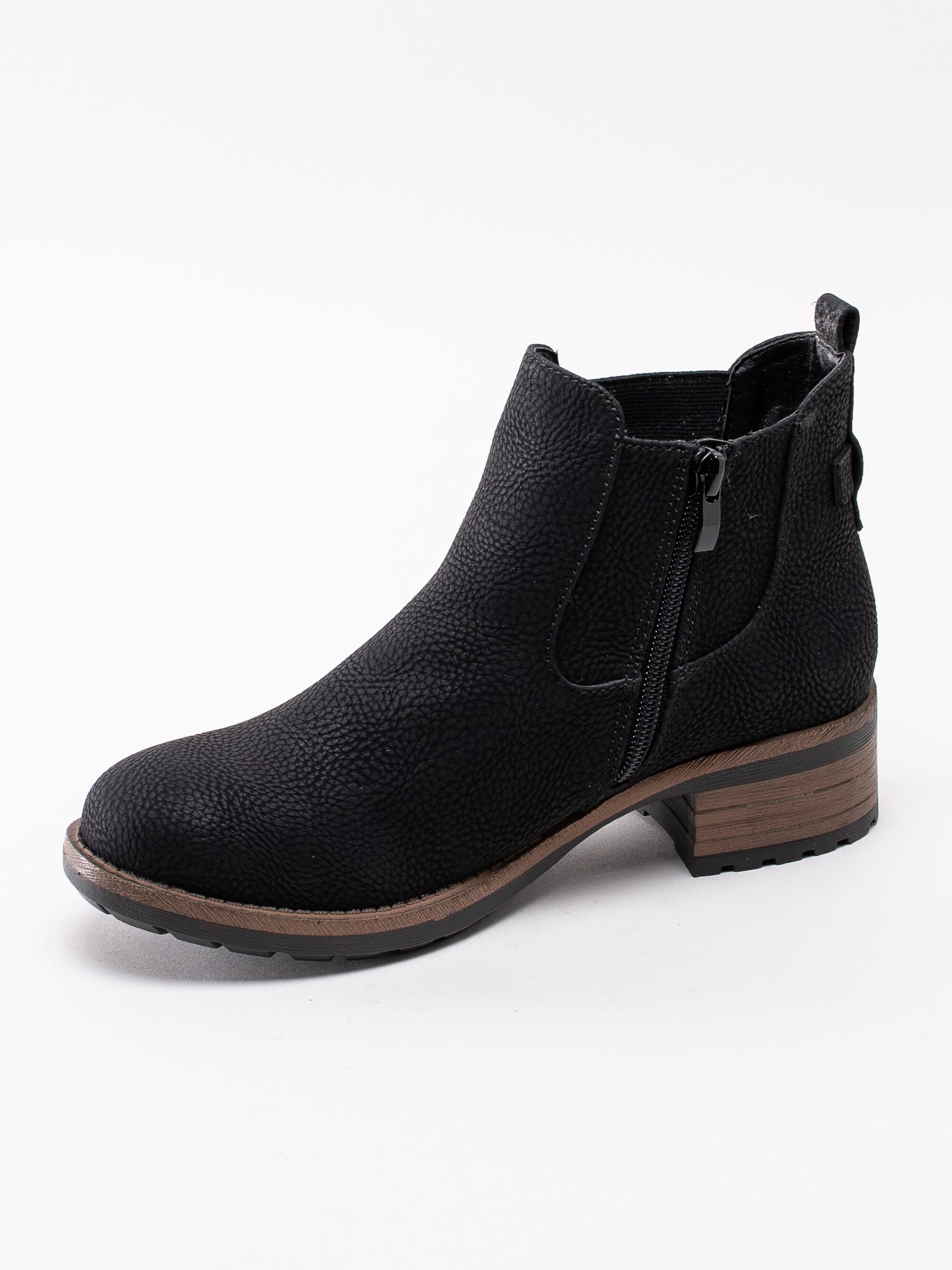 10193073 Rieker 96864-00 svarta chelsea boots med narvsatt ovandel-2