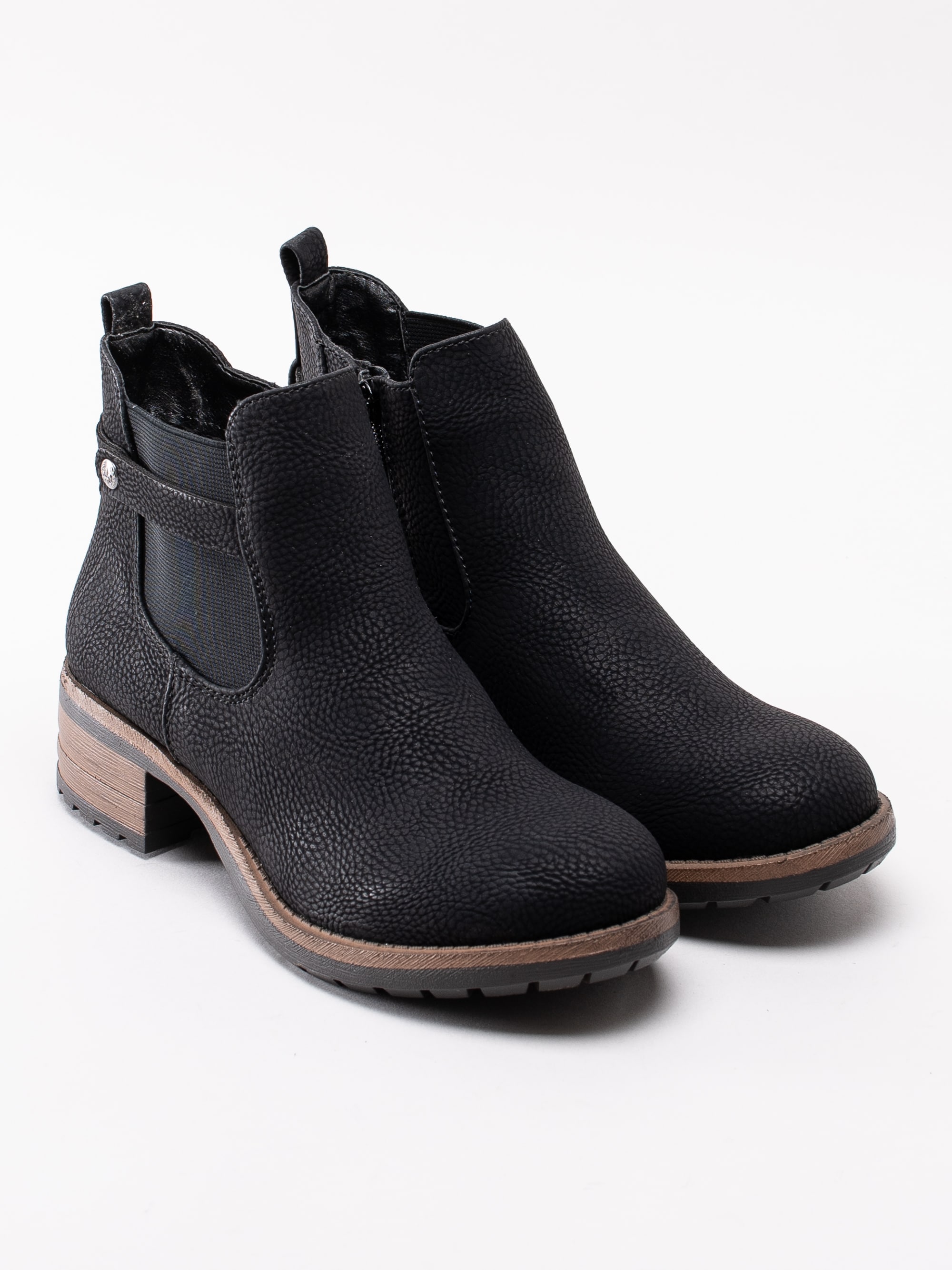 10193073 Rieker 96864-00 svarta chelsea boots med narvsatt ovandel-3