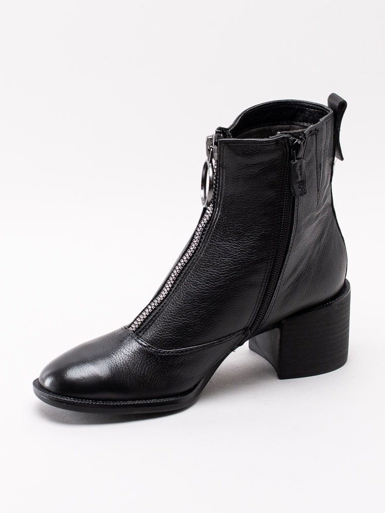 10193105 Tamaris 1-25951-33-001 svarta boots med frontzip och ring-2