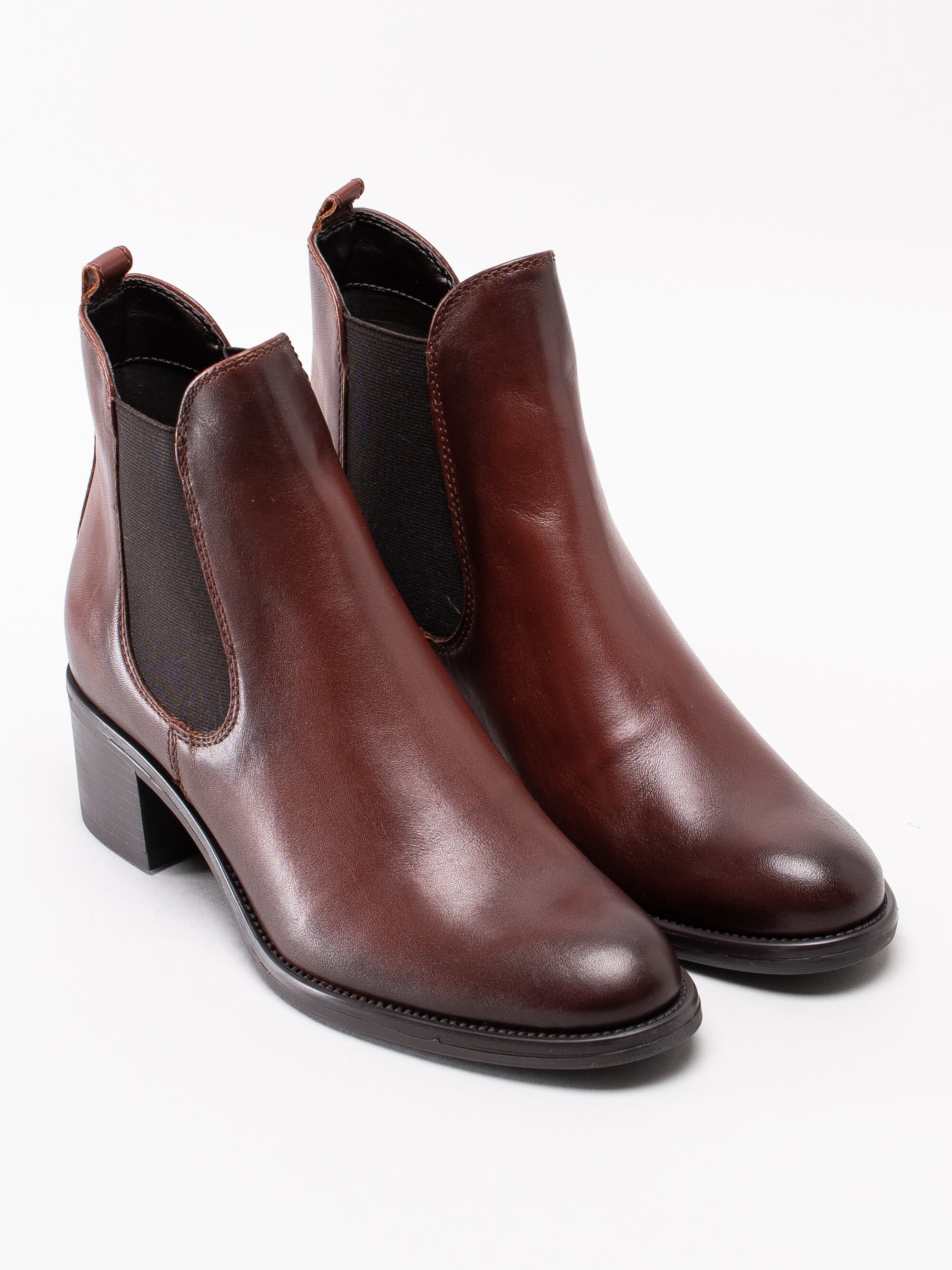 10193109 Tamaris 1-25040-23-361 mörkbruna resårboots med klack-3