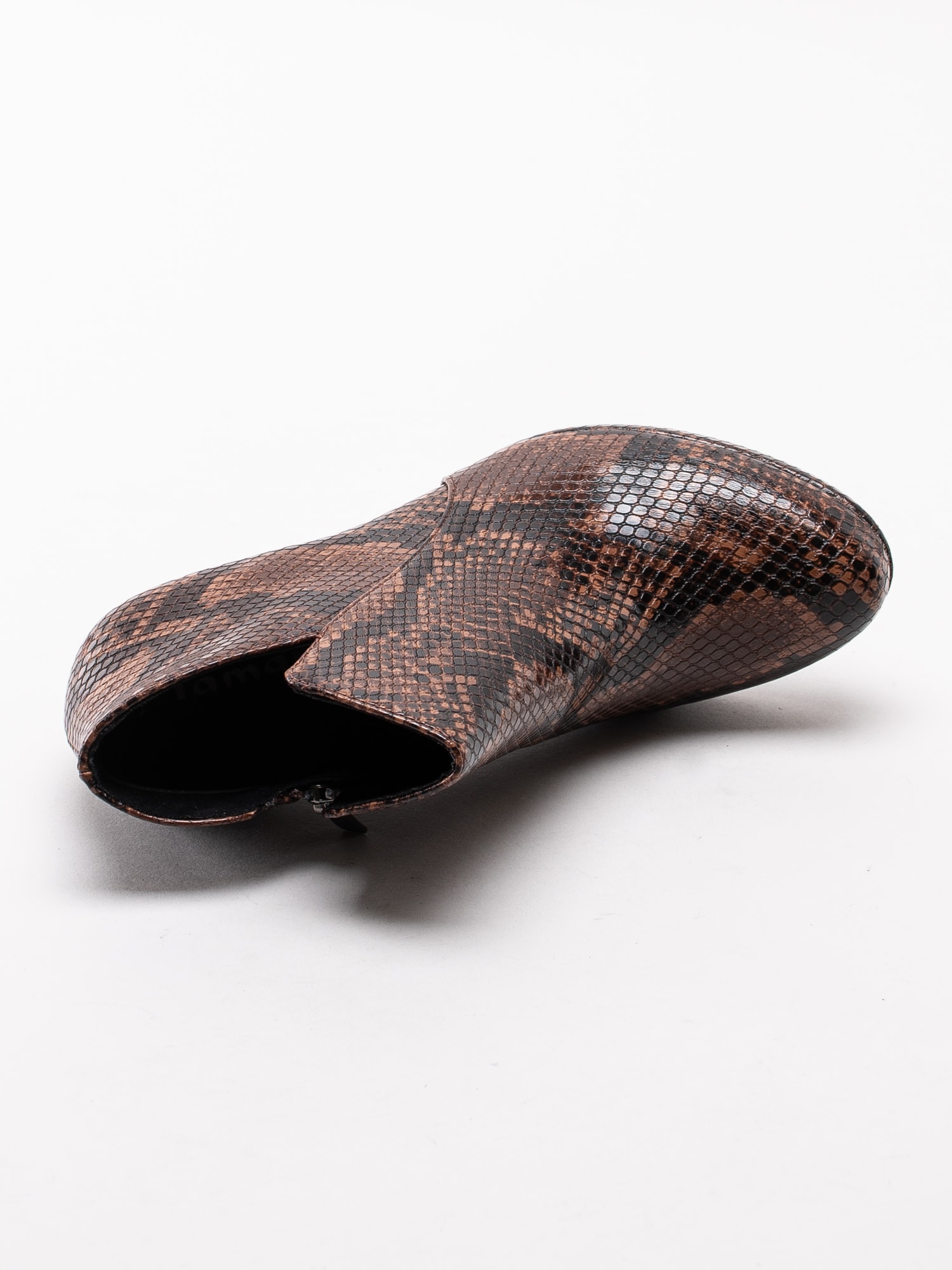 10193112 Tamaris 1-25086-23-476 bruna högklackade boots med snake print-4