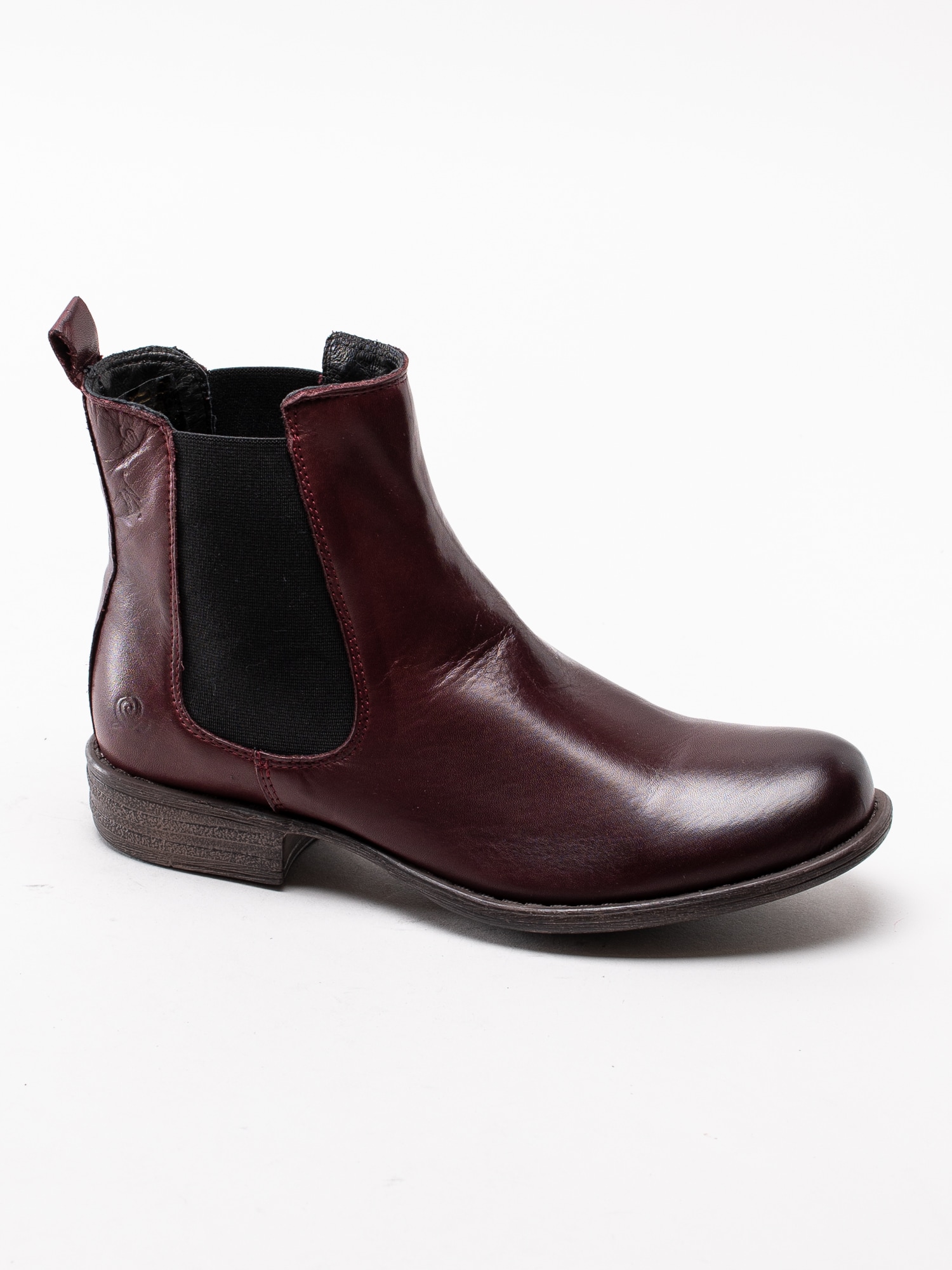 10193143 Rosa Negra 837-0329-163 vinröda chelsea boots i skinn-1