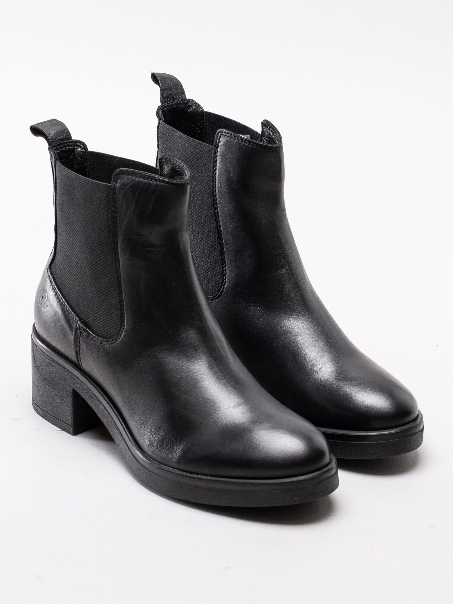 10193152 Rosa Negra 837-8234-101 svarta chelsea boots med klossklack-3