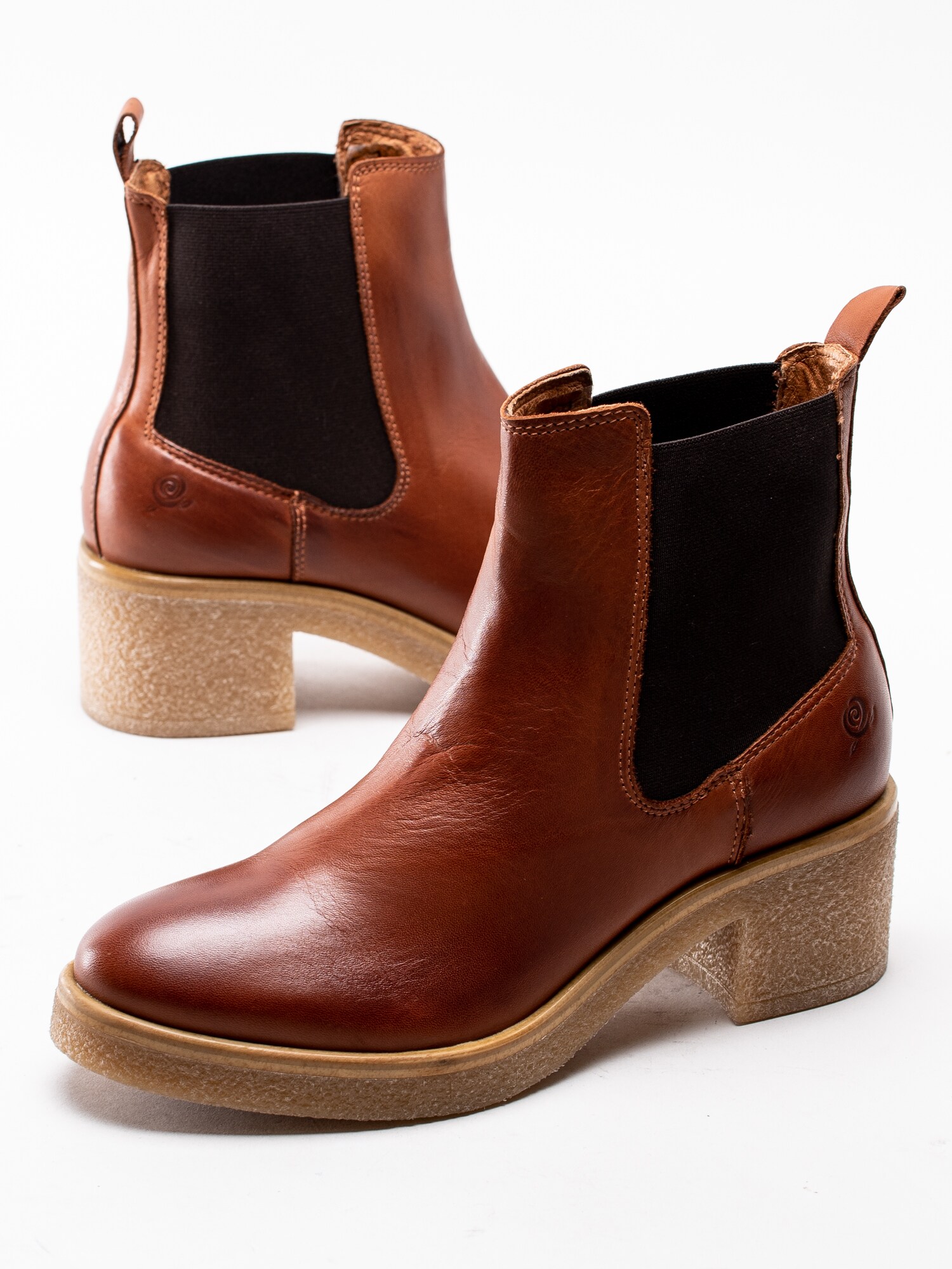 10193153 Rosa Negra 837-8234-188 cognac bruna chelsea boots med beige sula-6