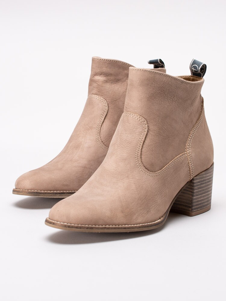 10201003 Tamaris 1-25350-24-343 biege boots med lågt skaft-6