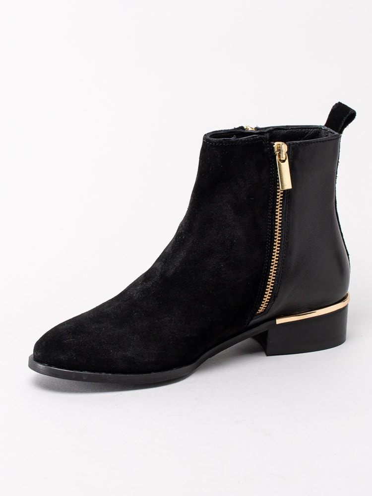 10203015 Copenhagen Shoes New Cherish Combi CS5232-001 Black Svarta boots i mocka och skinn-2
