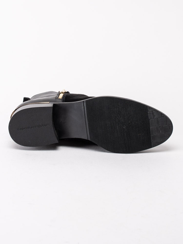10203015 Copenhagen Shoes New Cherish Combi CS5232-001 Black Svarta boots i mocka och skinn-5