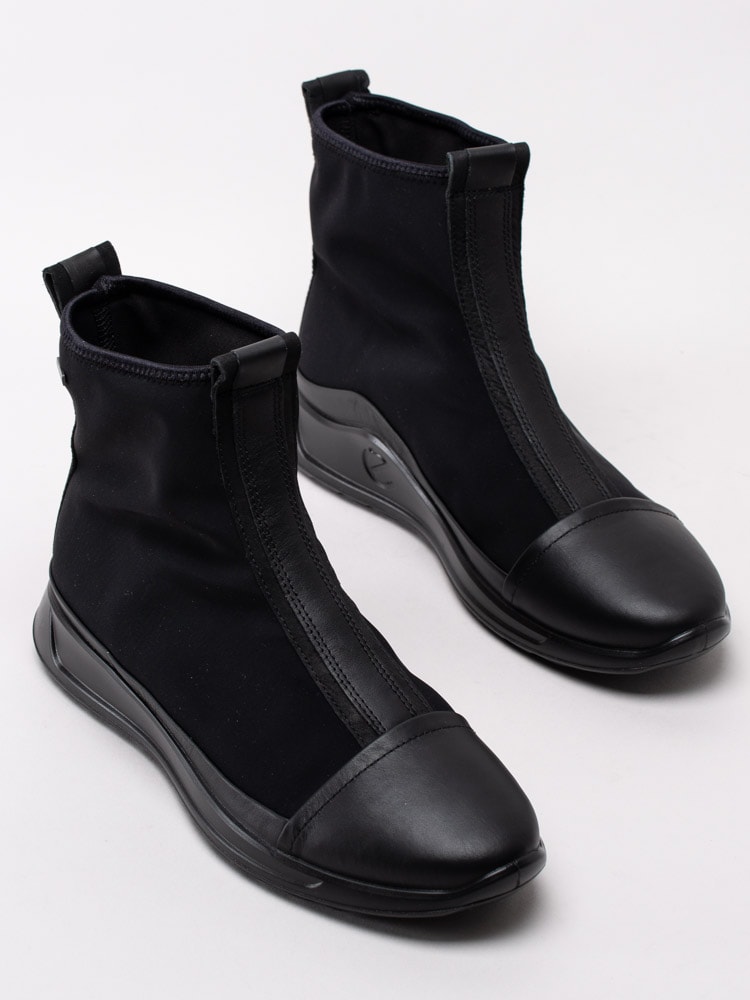 10203023 Ecco Flexure Runner W 292383-51094 Black Svarta boots i textil och Gore Tex-6
