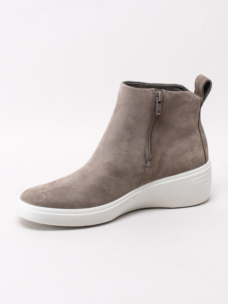 10203025 Ecco Soft 7 Wedge 470933-01375 Beige boots i nubuck-2