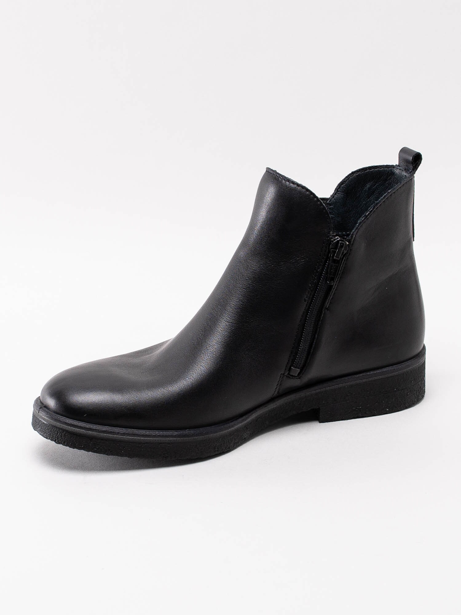 10203042 Legero Soana GTX 00684-0100 Svarta vattentäta chelsea boots med glittrig resår-2