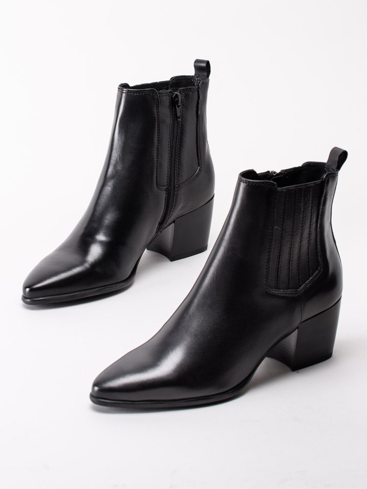 10203043 Dasia Cane 1024002-BLACK Black Svarta boots i skinn-7-7