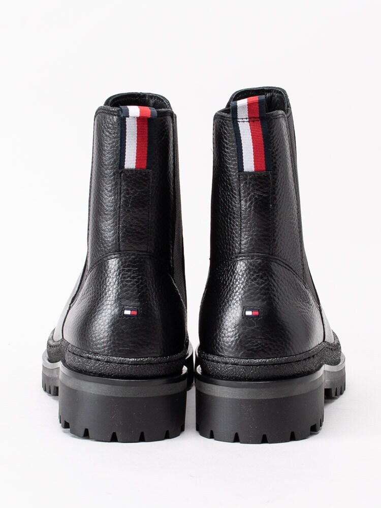 10203065 Tommy Hilfiger Rugged Classic Chelsea FW05205BDS Black Svarta chelsea boots i skinn-7