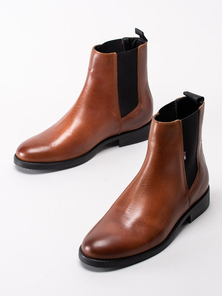 10203067 Tommy Hilfiger Essential Dressed Chelsea Boot EN01103GVI Bruna chelsea boots i skinn-6