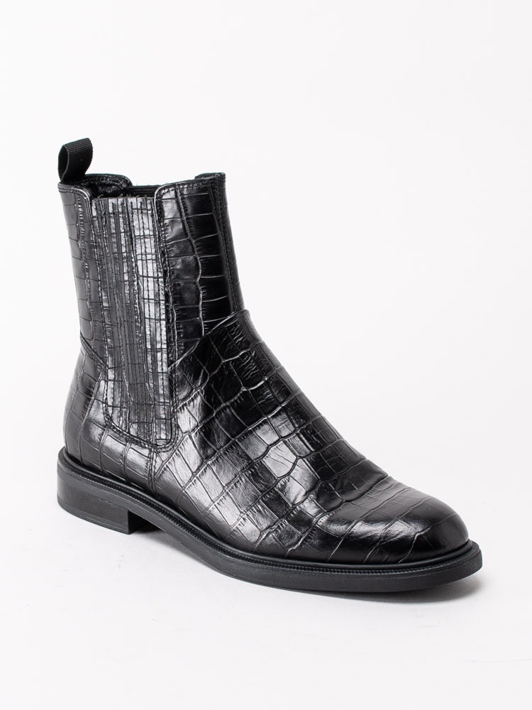10203091 Vagabond Amina 5003-108-20 Svarta boots med mönster i skinn-7