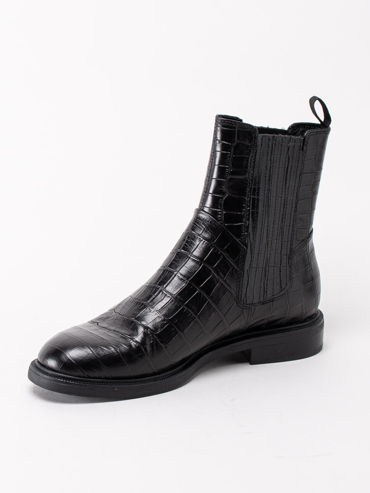10203091 Vagabond Amina 5003-108-20 Svarta boots med mönster i skinn-8