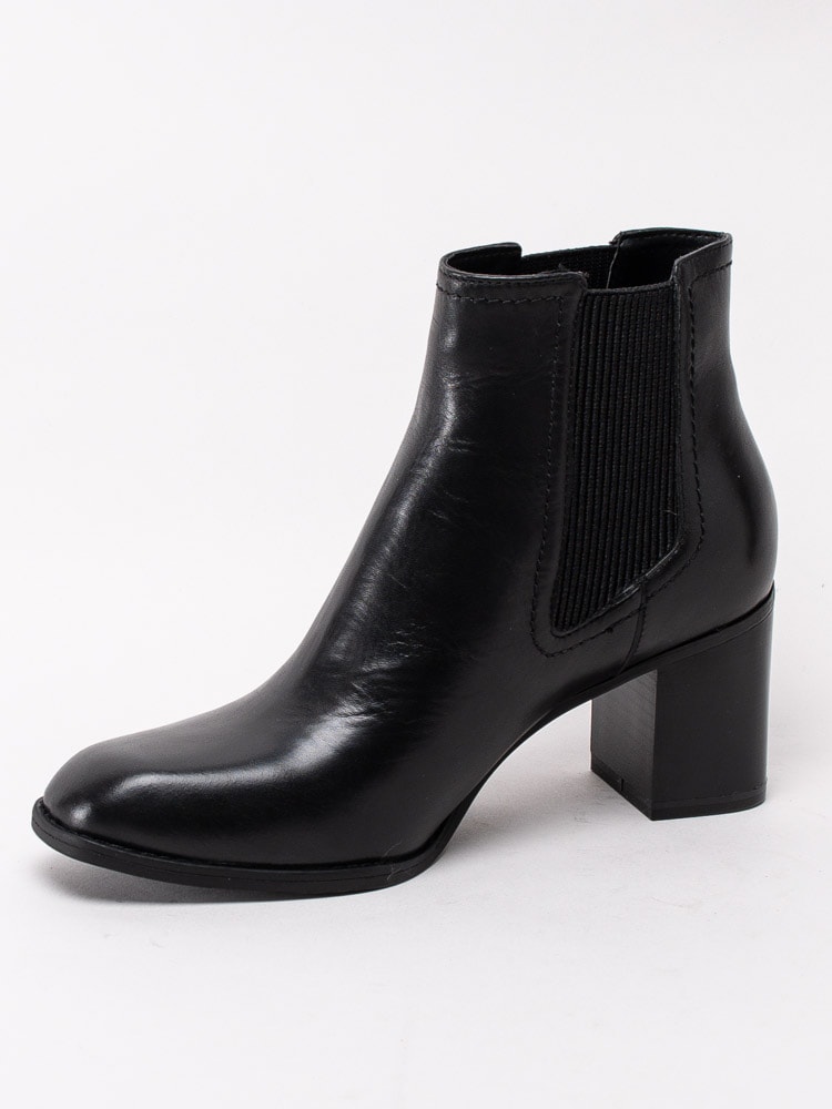 10203112 Tamaris 1-25315-25-001 Black Svarta boots i skinn med klack-2