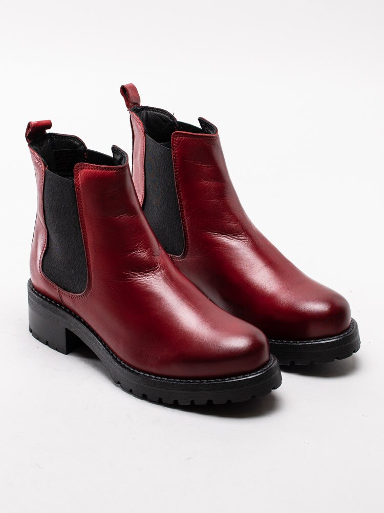 10203146 Rosa Negra 837-5410-169 Mörkröda grova chelsea boots-3