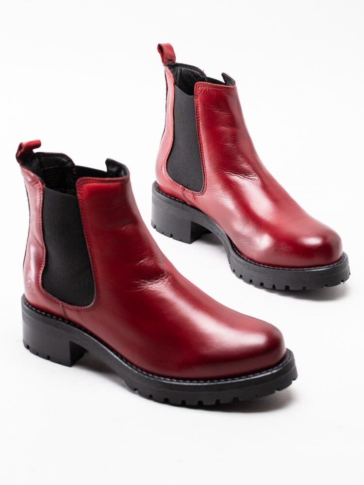 10203146 Rosa Negra 837-5410-169 Mörkröda grova chelsea boots-6