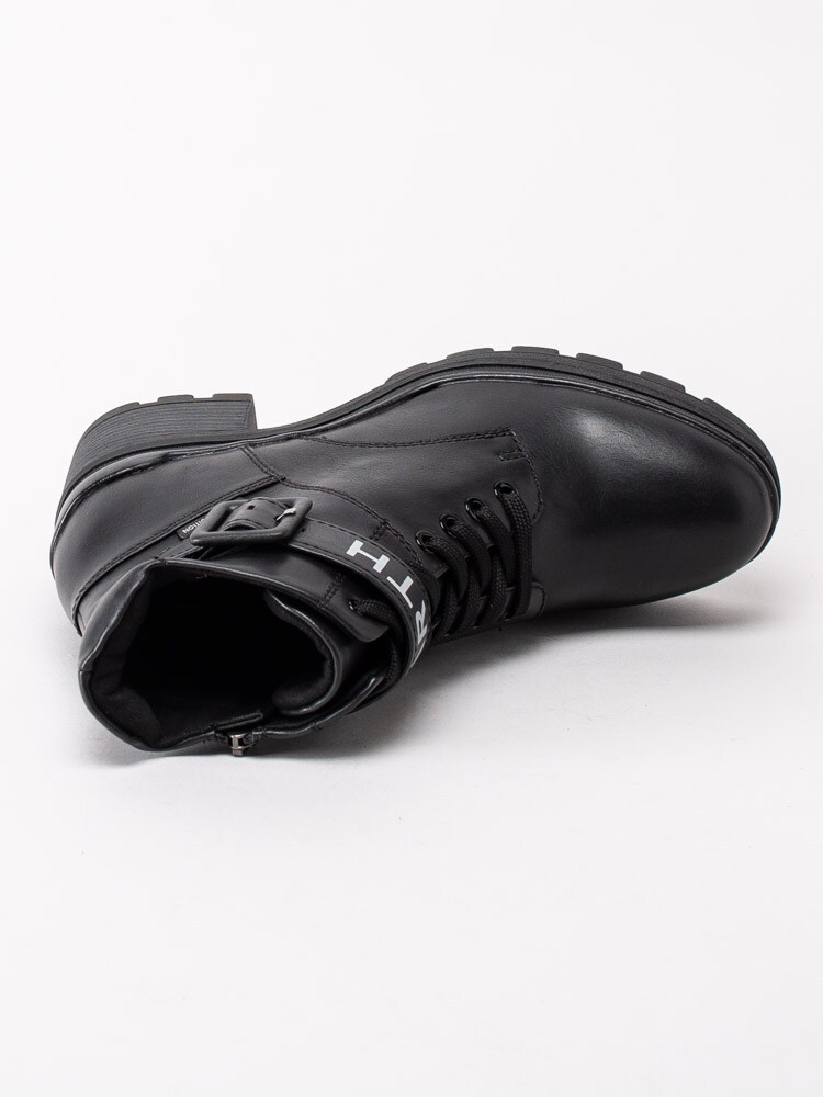 10203148 Marco Tozzi Earth Edition 2-25779-25-096 Black Ant. Combination Svarta vegan kängor-10