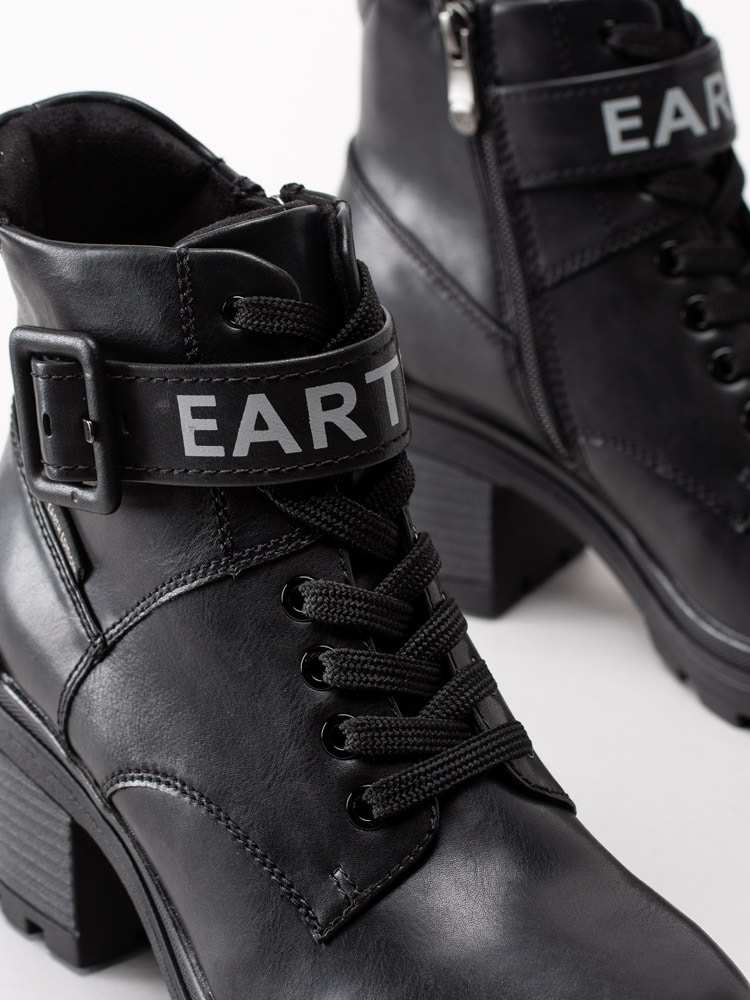 10203148 Marco Tozzi Earth Edition 2-25779-25-096 Black Ant. Combination Svarta vegan kängor-13