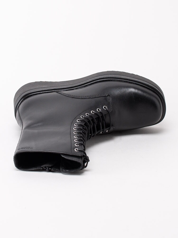 10203152 Vagabond Tara 4846-001-20 Black Svarta platåboots i skinn-4