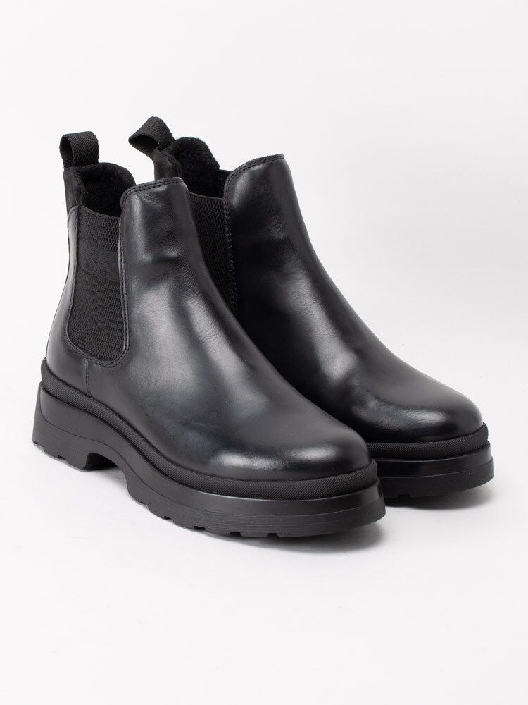 10203160 Gant Windpeak Black 21551983-G00 Svarta chelsea boots i skinn-3