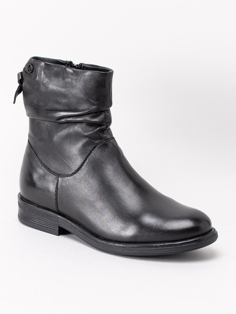 10203164 S.Oliver 5-25357-25-001 Black Svarta boots i skinn-1