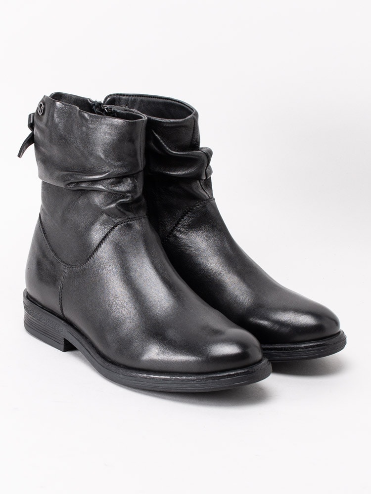 10203164 S.Oliver 5-25357-25-001 Black Svarta boots i skinn-3