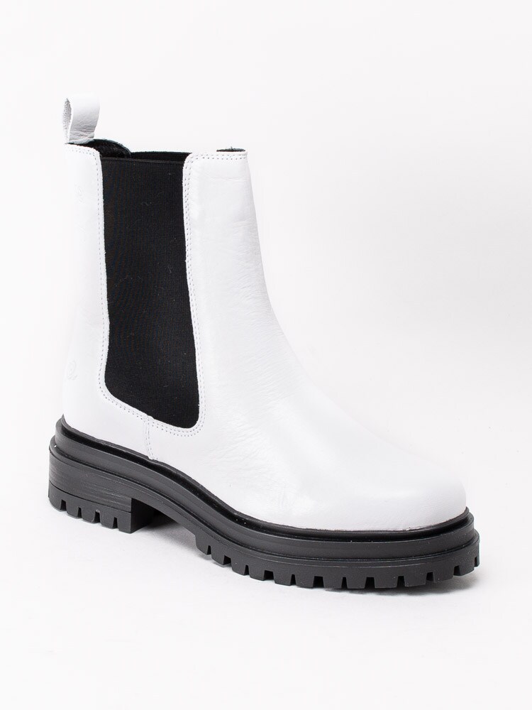 10203167 Rosa Negra 837-2584-102 White Vita höga chelsea boots i skinn-1