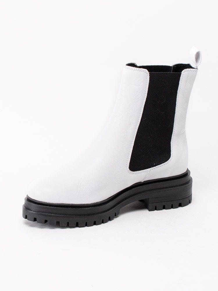 10203167 Rosa Negra 837-2584-102 White Vita höga chelsea boots i skinn-2