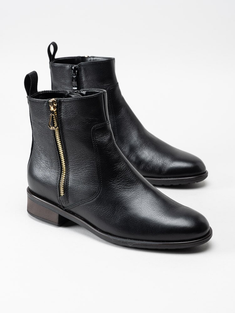 Ara - Liverpool - Svarta chelsea boots med dragkedja