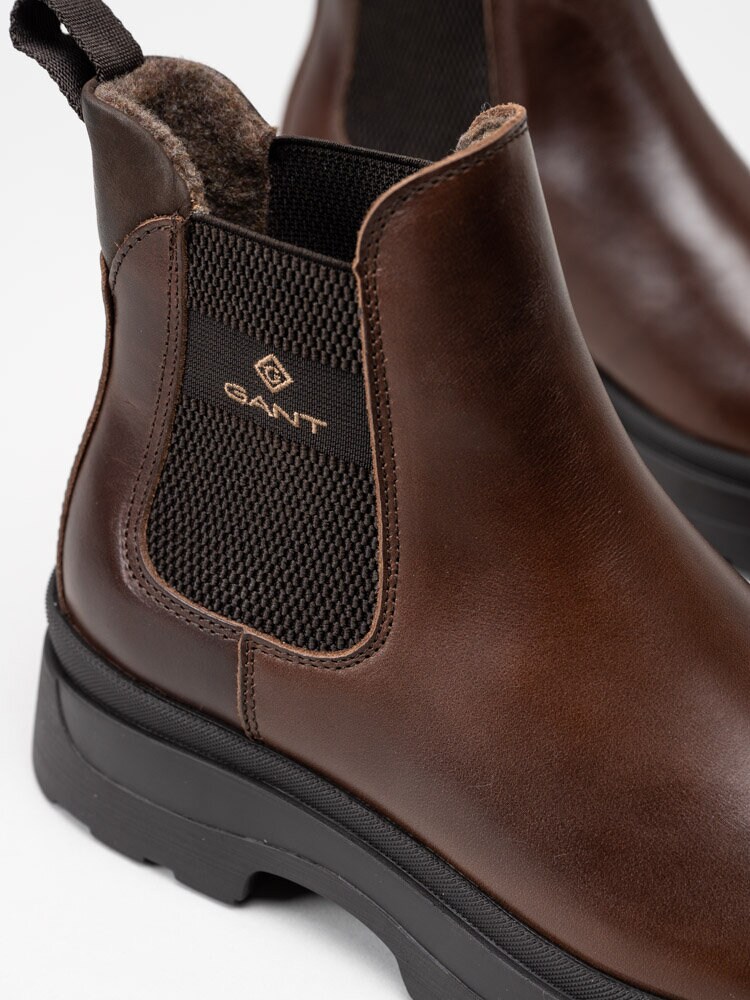 Gant Footwear - Windpeak - Bruna chelsea boots i skinn