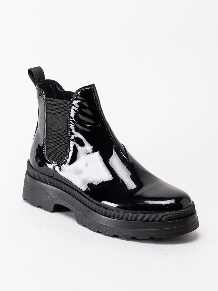 Gant Footwear - Windpeak - Svarta korta boots i lack