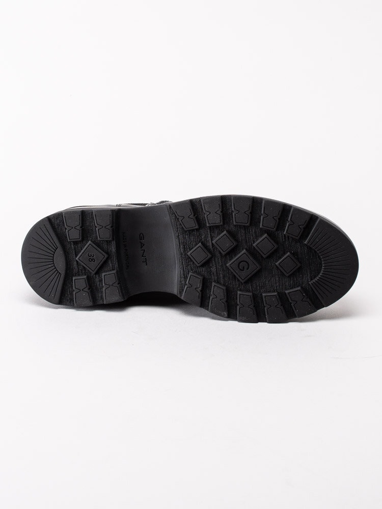 Gant Footwear - Windpeak - Svarta korta boots i lack