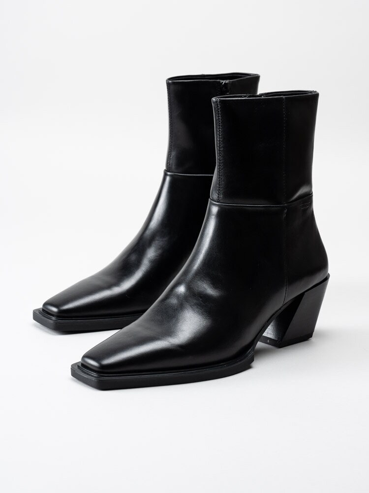 Vagabond - Alina - Svarta boots i skinn