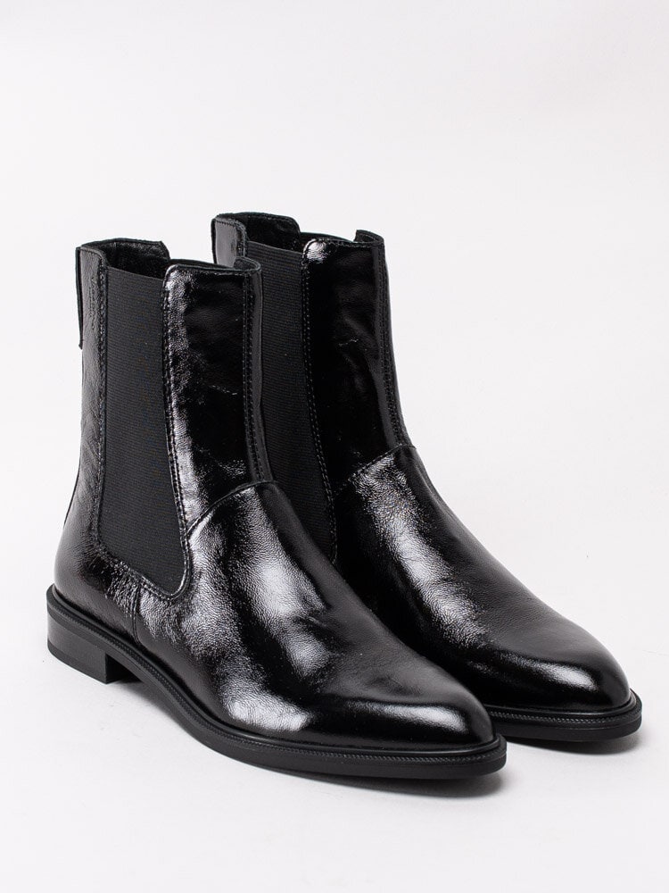 Vagabond - Frances - Svarta boots i lack med högt skaft
